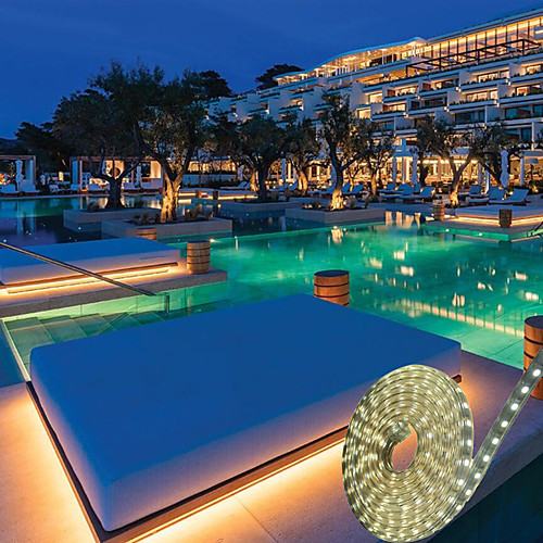 6M LED Light Strips Flexible Tiktok Lights 360PCS 5050 SMD 12mm LED Single Core Outdoor Waterproof Flexible Tape Rope EU Plug AC 220V
6M LED Light Strips Flexible Tiktok Lights 360PCS 5050 SMD 12mm LED Single Core Outdoor Waterproof Flexible Tape Rope EU Plug AC 220V