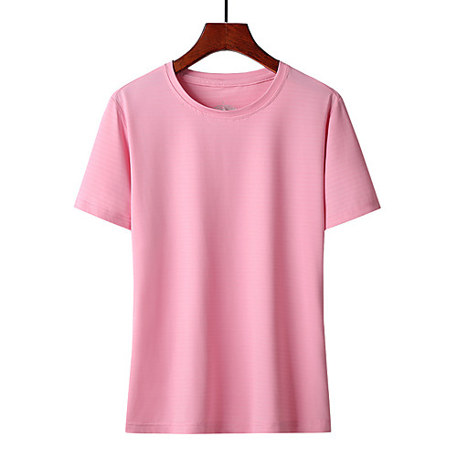 Women's Hiking Tee shirt Short Sleeve Crew Neck Tee Tshirt Outdoor Ultra Light (UL) Quick Dry Breathable Comfortable Summer Nylon Solid Color Black Red Pink Fishing Beach Camping / Hiking / Caving
Women's Hiking Tee shirt Short Sleeve Crew Neck Tee Tshirt Outdoor Ultra Light (UL) Quick Dry Breathable Comfortable Summer Nylon Solid Color Black Red Pink Fishing Beach Camping / Hiking / Caving
