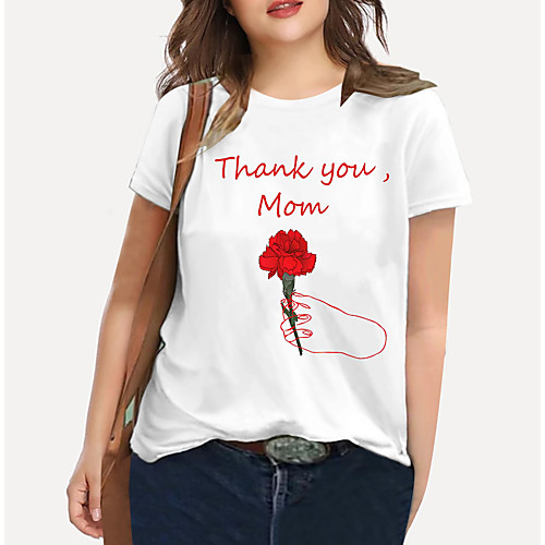 Women's Plus Size Print Graphic Heart Letter T shirt Large Size Crewneck Short Sleeve Basic Tops XL XXL 3XL White Big Size
Women's Plus Size Print Graphic Heart Letter T shirt Large Size Crewneck Short Sleeve Basic Tops XL XXL 3XL White Big Size