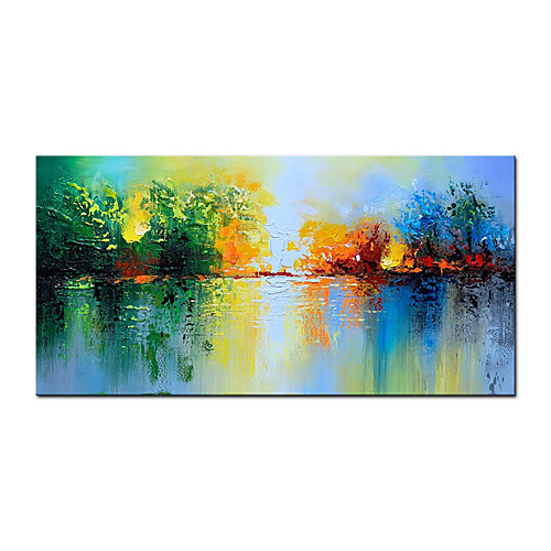 Oil Painting Hand Painted Horizontal Abstract Landscape Modern Rolled Canvas (No Frame)
Oil Painting Hand Painted Horizontal Abstract Landscape Modern Rolled Canvas (No Frame)