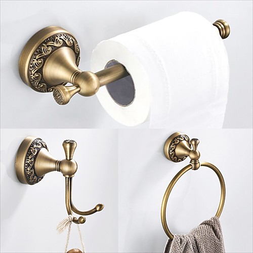 Towel Bar / Toilet Paper Holder / Robe Hook New Design Contemporary / Antique Brass Bathroom / Hotel bath 1-Towel Bar / towel ring Wall Mounted
Towel Bar / Toilet Paper Holder / Robe Hook New Design Contemporary / Antique Brass Bathroom / Hotel bath 1-Towel Bar / towel ring Wall Mounted