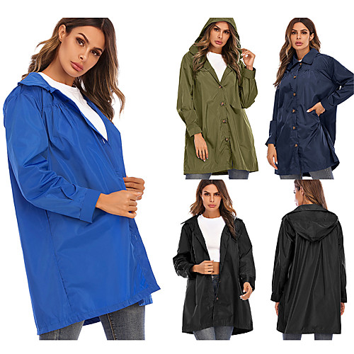 Women's Hoodie Jacket Waterproof Hiking Jacket Hiking Windbreaker Outdoor Waterproof Lightweight Breathable Quick Dry Outerwear Jacket Top Hunting Fishing Climbing ArmyGreen Royal Blue Dark Blue
Women's Hoodie Jacket Waterproof Hiking Jacket Hiking Windbreaker Outdoor Waterproof Lightweight Breathable Quick Dry Outerwear Jacket Top Hunting Fishing Climbing ArmyGreen Royal Blue Dark Blue