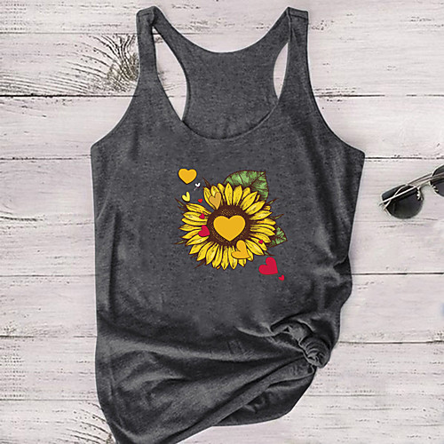 Women's Yoga Top Racerback Floral Print White Black Gray Cotton Fitness Gym Workout Running Tank Top T Shirt Sport Activewear Moisture Wicking Quick Dry Lightweight Breathable High Elasticity
Women's Yoga Top Racerback Floral Print White Black Gray Cotton Fitness Gym Workout Running Tank Top T Shirt Sport Activewear Moisture Wicking Quick Dry Lightweight Breathable High Elasticity