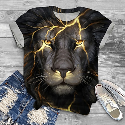 Women's Plus Size Print Graphic Animal T shirt Large Size Crewneck Short Sleeve Basic Tops XL XXL 3XL Black Big Size
Women's Plus Size Print Graphic Animal T shirt Large Size Crewneck Short Sleeve Basic Tops XL XXL 3XL Black Big Size