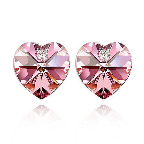 Women's Stud Earrings Geometrical Sweet Heart Simple Korean Earrings Jewelry Pink For Party Wedding 1 Pair
Women's Stud Earrings Geometrical Sweet Heart Simple Korean Earrings Jewelry Pink For Party Wedding 1 Pair