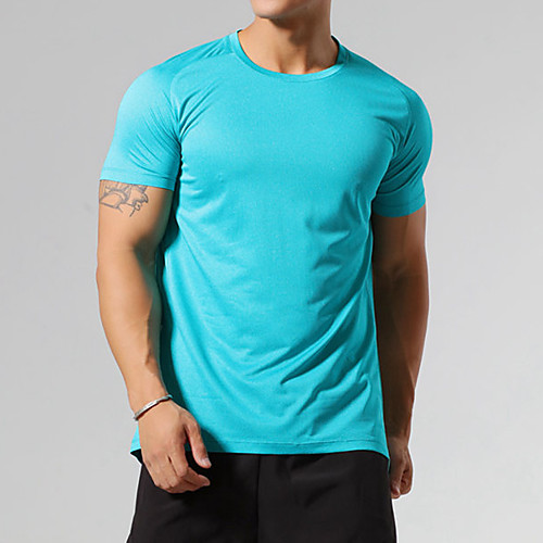 Men's Tee / T-shirt Minimalist Crew Neck Solid Color Sport Athleisure T Shirt Top Short Sleeves Breathable Moisture Wicking Soft Comfortable Exercise & Fitness Running Everyday Use Casual Daily
Men's Tee / T-shirt Minimalist Crew Neck Solid Color Sport Athleisure T Shirt Top Short Sleeves Breathable Moisture Wicking Soft Comfortable Exercise & Fitness Running Everyday Use Casual Daily