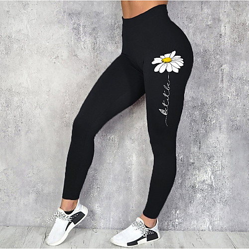 Women's Sporty Fashion Comfort Leisure Sports Weekend Leggings Pants Flower / Floral Ankle-Length Sporty Elastic Waist Print Black Blue
Women's Sporty Fashion Comfort Leisure Sports Weekend Leggings Pants Flower / Floral Ankle-Length Sporty Elastic Waist Print Black Blue