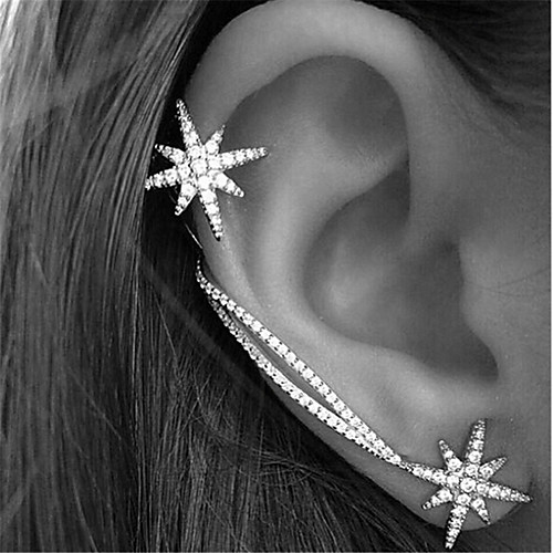 Women's Stud Earrings Jacket Earrings Mismatch Earrings Geometrical Star Fashion Earrings Jewelry Silver For Christmas Party Evening Street Gift Date 1 set
Women's Stud Earrings Jacket Earrings Mismatch Earrings Geometrical Star Fashion Earrings Jewelry Silver For Christmas Party Evening Street Gift Date 1 set