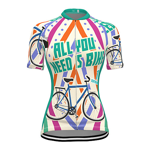 21Grams Women's Short Sleeve Cycling Jersey Spandex White Bike Top Mountain Bike MTB Road Bike Cycling Breathable Sports Clothing Apparel / Stretchy / Athleisure
21Grams Women's Short Sleeve Cycling Jersey Spandex White Bike Top Mountain Bike MTB Road Bike Cycling Breathable Sports Clothing Apparel / Stretchy / Athleisure