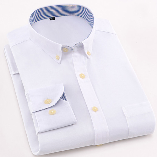 Men's Shirt Other Prints Solid Colored Plus Size Long Sleeve Daily Tops Business Basic White Blue Purple
Men's Shirt Other Prints Solid Colored Plus Size Long Sleeve Daily Tops Business Basic White Blue Purple