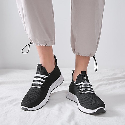 Women's Trainers Athletic Shoes Wedge Heel Round Toe Mesh Lace-up Solid Colored Slogan Black Yellow Red
Women's Trainers Athletic Shoes Wedge Heel Round Toe Mesh Lace-up Solid Colored Slogan Black Yellow Red