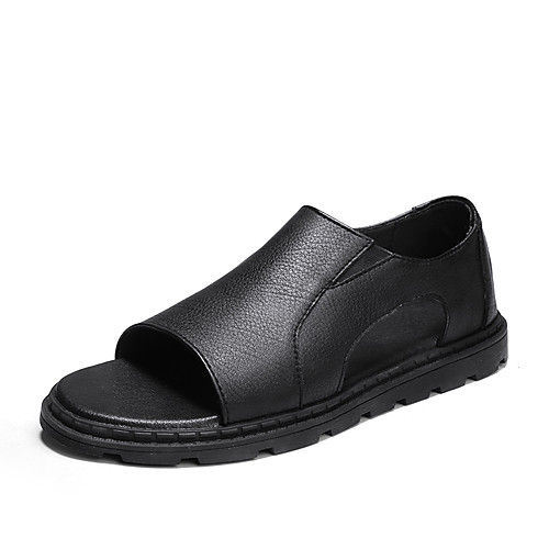 Men's Sandals Beach Roman Shoes Daily Outdoor Nappa Leather Breathable Non-slipping Wear Proof Black Beige Spring Summer
Men's Sandals Beach Roman Shoes Daily Outdoor Nappa Leather Breathable Non-slipping Wear Proof Black Beige Spring Summer