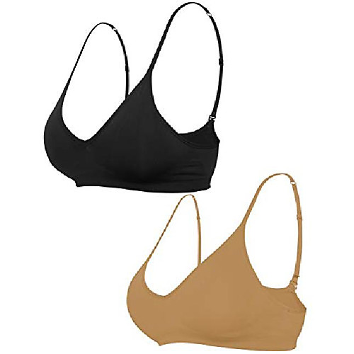 women's everyday bra bralette comfort - sports seamless soft wireless removal pad yoga girls bras top (ane-04_one_black nude)
women's everyday bra bralette comfort - sports seamless soft wireless removal pad yoga girls bras top (ane-04_one_black nude)
