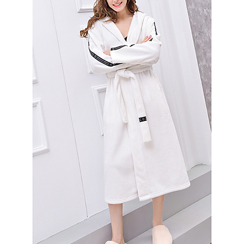 Women's Lace up Robes Nightwear Striped White / Black / Army Green M XL XXL
Women's Lace up Robes Nightwear Striped White / Black / Army Green M XL XXL