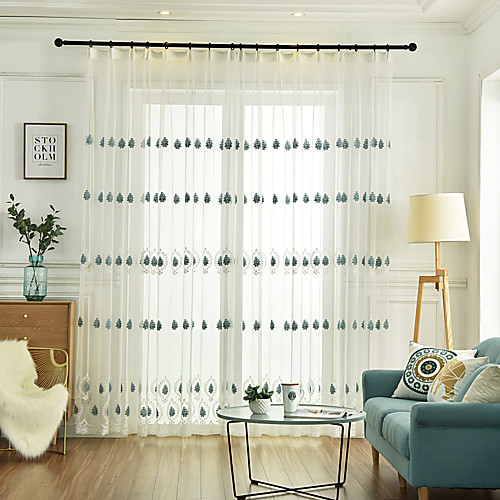 Two Panel European Style Embroidered Window Screen Living Room Bedroom Dining Room Children's Room Translucent Tulle
Two Panel European Style Embroidered Window Screen Living Room Bedroom Dining Room Children's Room Translucent Tulle