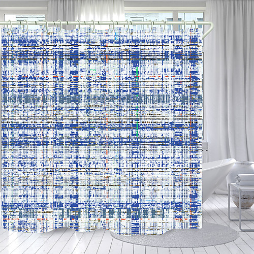 Blue Lines Digital Printing Shower Curtain Shower Curtains Hooks Modern Polyester New Design
Blue Lines Digital Printing Shower Curtain Shower Curtains Hooks Modern Polyester New Design
