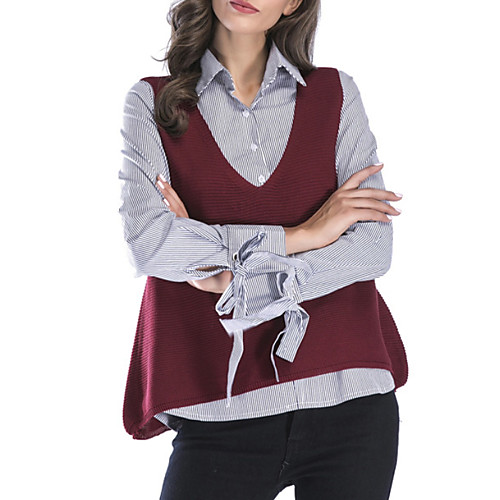 Women's Knitted Solid Color Vest Sleeveless Sweater Cardigans Crew Neck Fall Winter Black Wine Green
Women's Knitted Solid Color Vest Sleeveless Sweater Cardigans Crew Neck Fall Winter Black Wine Green