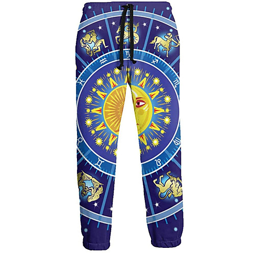 Men's Casual Athleisure Daily Sports Jogger Pants Sweatpants Pants Astrolabe Full Length 3D Print Drawstring Pocket Blue
Men's Casual Athleisure Daily Sports Jogger Pants Sweatpants Pants Astrolabe Full Length 3D Print Drawstring Pocket Blue