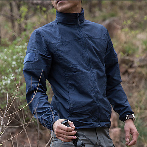 Men's Hiking Skin Jacket Hiking Windbreaker Outerwear Jacket Top Outdoor Packable Lightweight UV Sun Protection Breathable Summer Blue khaki Green Running / Quick Dry
Men's Hiking Skin Jacket Hiking Windbreaker Outerwear Jacket Top Outdoor Packable Lightweight UV Sun Protection Breathable Summer Blue khaki Green Running / Quick Dry