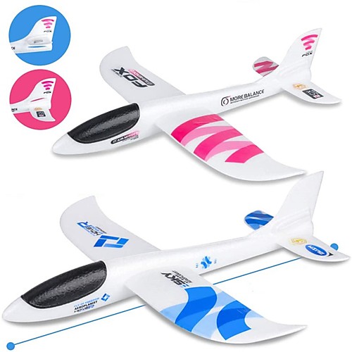 

2 Pack Airplane Toys 17.5 Inch Large Throwing Plane Outdoor Sport Toy Foam Glider Aeroplane for 3 4 5 6 7 8 Year Old boy Toddlers Kids Flying Game Toy Styrofoam Airplanes Gift for Kids