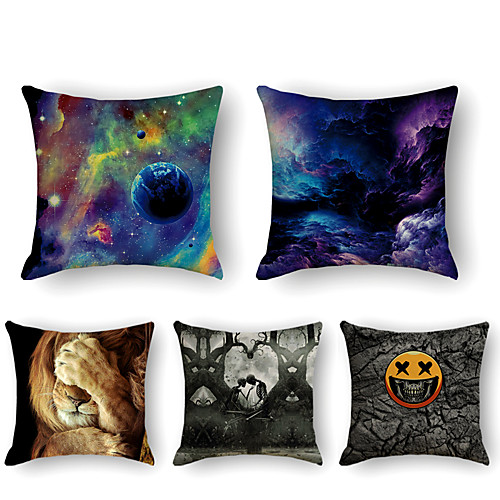 Cushion Cover 5PCS Linen Soft Print Square Throw Pillow Cover Cushion Case Pillowcase for Sofa Bedroom 45 x 45 cm (18 x 18 Inch) Superior Quality Mashine Washable
Cushion Cover 5PCS Linen Soft Print Square Throw Pillow Cover Cushion Case Pillowcase for Sofa Bedroom 45 x 45 cm (18 x 18 Inch) Superior Quality Mashine Washable