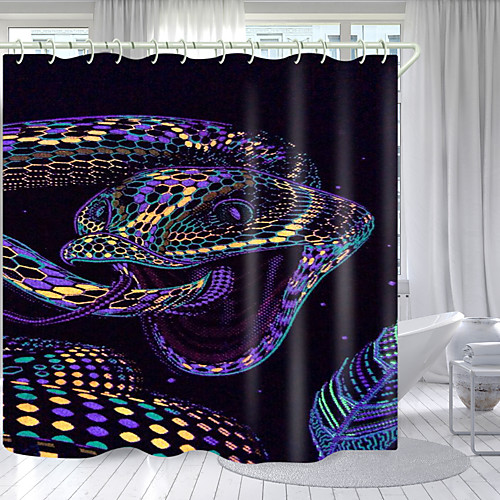 Purple Snake Digital Printing Shower Curtain Shower Curtains Hooks Modern Polyester New Design
Purple Snake Digital Printing Shower Curtain Shower Curtains Hooks Modern Polyester New Design