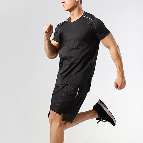 Men's Tee / T-shirt Reflective Strip Crew Neck Stripes Solid Color Sport Athleisure T Shirt Top Short Sleeves Breathable Moisture Wicking Soft Comfortable Everyday Use Casual Daily Outdoor Exercising
Men's Tee / T-shirt Reflective Strip Crew Neck Stripes Solid Color Sport Athleisure T Shirt Top Short Sleeves Breathable Moisture Wicking Soft Comfortable Everyday Use Casual Daily Outdoor Exercising