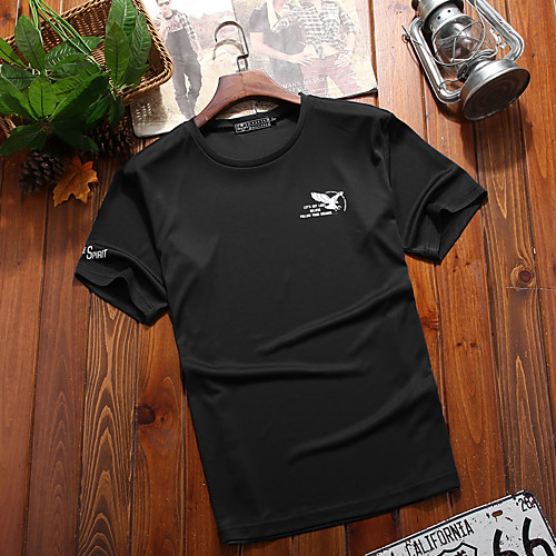 Men's T shirt Hiking Tee shirt Short Sleeve Tee Tshirt Top Outdoor Lightweight Breathable Quick Dry Sweat wicking Autumn / Fall Spring POLY White Black Blue Hunting Fishing Climbing
Men's T shirt Hiking Tee shirt Short Sleeve Tee Tshirt Top Outdoor Lightweight Breathable Quick Dry Sweat wicking Autumn / Fall Spring POLY White Black Blue Hunting Fishing Climbing