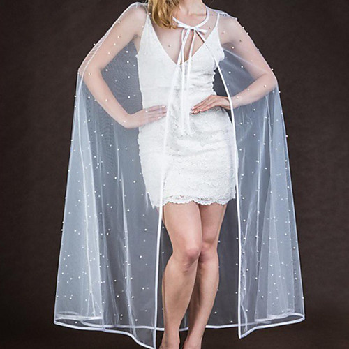 Sleeveless Elegant / Bridal Terylene Wedding / Party / Evening Women's Wrap With Beading
Sleeveless Elegant / Bridal Terylene Wedding / Party / Evening Women's Wrap With Beading