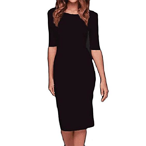 cheelot womens stylish sexy open back pure color waist bodycon mid dress black l
cheelot womens stylish sexy open back pure color waist bodycon mid dress black l