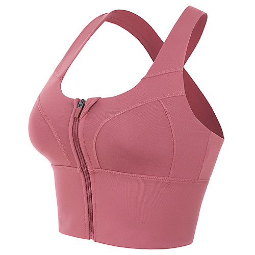 Women's Scoop Neck Sports Bra Zipper Front Close Letter Black Fuchsia Pink Nylon Yoga Fitness Gym Workout Sports Bra Top Sleeveless Sport Activewear Breathable Quick Dry Comfortable Stretchy
Women's Scoop Neck Sports Bra Zipper Front Close Letter Black Fuchsia Pink Nylon Yoga Fitness Gym Workout Sports Bra Top Sleeveless Sport Activewear Breathable Quick Dry Comfortable Stretchy