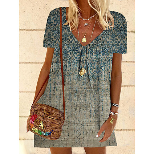wish amazon hot independent station selling european and american fashion women's printed short-sleeved retro dress
wish amazon hot independent station selling european and american fashion women's printed short-sleeved retro dress