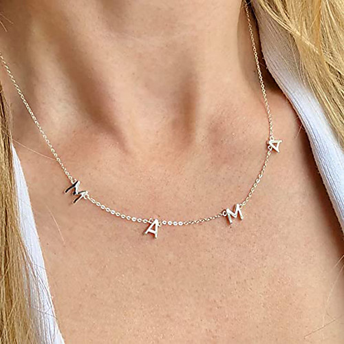letter mama necklace, gold plated jewelry, thanksgiving day ladies clavicle chain jewelry
letter mama necklace, gold plated jewelry, thanksgiving day ladies clavicle chain jewelry