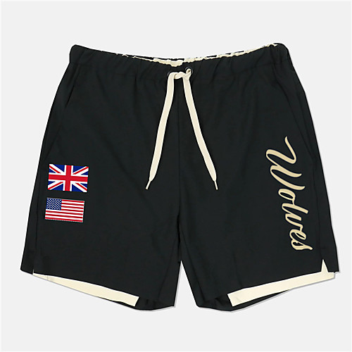 Men's Casual / Sporty Athleisure Breathable Sports Daily Beach Chinos Shorts Pants Flag Letter Short Drawstring Elastic Waist Black Big Mark Black Small Mark Navy Blue Big Mark Navy Blue Small Mark
Men's Casual / Sporty Athleisure Breathable Sports Daily Beach Chinos Shorts Pants Flag Letter Short Drawstring Elastic Waist Black Big Mark Black Small Mark Navy Blue Big Mark Navy Blue Small Mark