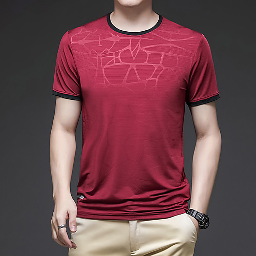 Men's Hiking Tee shirt Tee Tshirt Outdoor Breathable Quick Dry Elastane Black Burgundy Blue
Men's Hiking Tee shirt Tee Tshirt Outdoor Breathable Quick Dry Elastane Black Burgundy Blue
