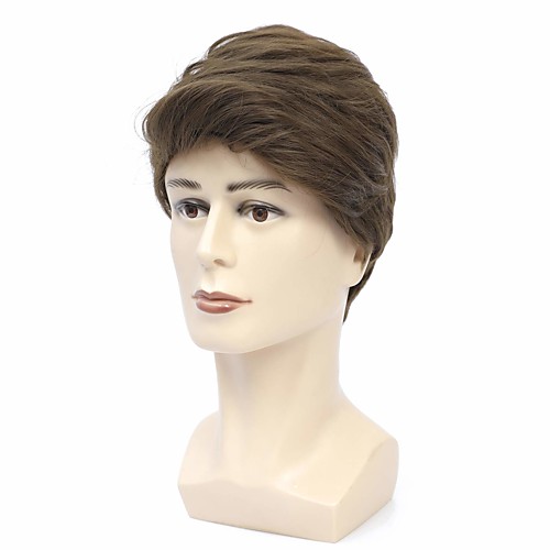 Synthetic Wig Natural Straight Short Bob Wig Short Brown Synthetic Hair Men's Cosplay Party Fashion Brown
Synthetic Wig Natural Straight Short Bob Wig Short Brown Synthetic Hair Men's Cosplay Party Fashion Brown
