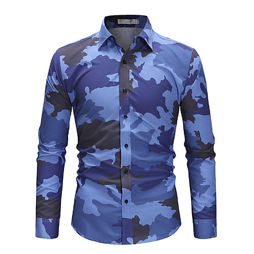 Men's Shirt 3D Print Camo / Camouflage Long Sleeve Daily Tops Business Basic Blue Purple Army Green
Men's Shirt 3D Print Camo / Camouflage Long Sleeve Daily Tops Business Basic Blue Purple Army Green