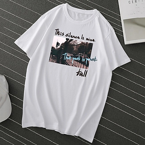 Men's Unisex Tee T shirt Hot Stamping Scenery Graphic Prints Letter Print Short Sleeve Casual Tops Basic Designer Big and Tall Navy Blue
Men's Unisex Tee T shirt Hot Stamping Scenery Graphic Prints Letter Print Short Sleeve Casual Tops Basic Designer Big and Tall Navy Blue