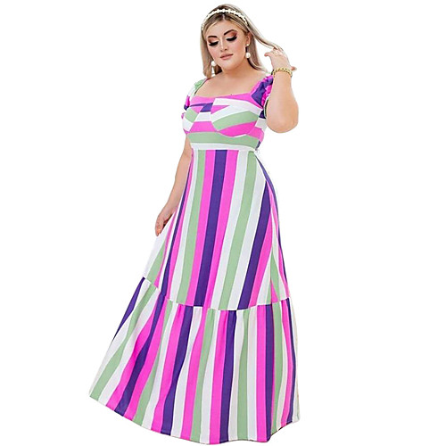 wish amazon 2021 spring and summer europe and america plus size women's color printing loose short-sleeved large dress dress
wish amazon 2021 spring and summer europe and america plus size women's color printing loose short-sleeved large dress dress