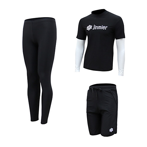 Men's Rash Guard Dive Skin Suit Swimwear Quick Dry Breathable Long Sleeve 3-Piece - Swimming Diving Surfing Patchwork Autumn / Fall Spring Summer
Men's Rash Guard Dive Skin Suit Swimwear Quick Dry Breathable Long Sleeve 3-Piece - Swimming Diving Surfing Patchwork Autumn / Fall Spring Summer