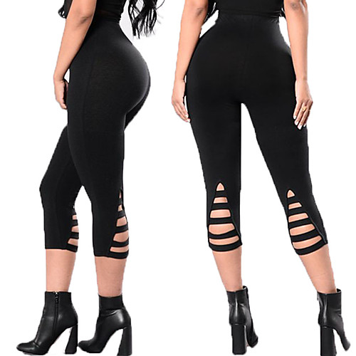 Women's High Waist Yoga Pants Jogger Pants Cut Out String End Leggings Capri Leggings Capris Butt Lift Quick Dry Solid Color Black Spandex Yoga Fitness Gym Workout Sports Activewear Stretchy Slim
Women's High Waist Yoga Pants Jogger Pants Cut Out String End Leggings Capri Leggings Capris Butt Lift Quick Dry Solid Color Black Spandex Yoga Fitness Gym Workout Sports Activewear Stretchy Slim