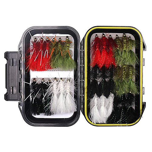 30/32 pcs Fishing Lures Flies Sinking Bass Trout Pike Sea Fishing Fly Fishing Freshwater Fishing
30/32 pcs Fishing Lures Flies Sinking Bass Trout Pike Sea Fishing Fly Fishing Freshwater Fishing