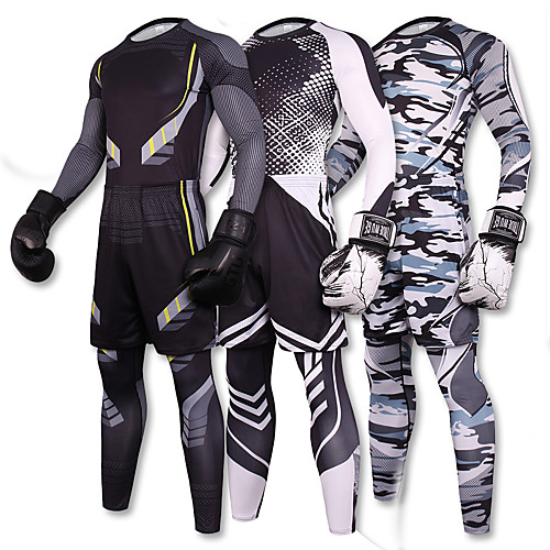 Men's 2 Piece Patchwork Activewear Set Compression Suit Athletic Athleisure 3pcs Winter Long Sleeve Spandex Moisture Wicking Quick Dry Breathable Fitness Gym Workout Running Training Exercise
Men's 2 Piece Patchwork Activewear Set Compression Suit Athletic Athleisure 3pcs Winter Long Sleeve Spandex Moisture Wicking Quick Dry Breathable Fitness Gym Workout Running Training Exercise