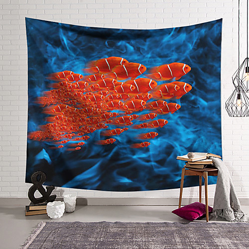 Wall Tapestry Art Decor Blanket Curtain Hanging Home Bedroom Living Room Decoration Polyester School of Red Fish
Wall Tapestry Art Decor Blanket Curtain Hanging Home Bedroom Living Room Decoration Polyester School of Red Fish