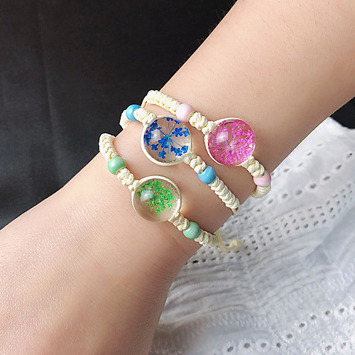 3pcs Women's Bracelet Loom Bracelet Crystal Bracelet Braided Flower Weave Holiday Trendy Korean Cute Sweet Glass Bracelet Jewelry Rainbow For Gift Prom Birthday Beach Festival
3pcs Women's Bracelet Loom Bracelet Crystal Bracelet Braided Flower Weave Holiday Trendy Korean Cute Sweet Glass Bracelet Jewelry Rainbow For Gift Prom Birthday Beach Festival
