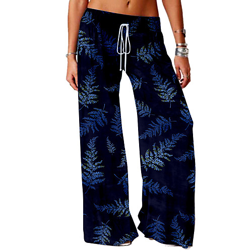 Women's Basic Soft Comfort Daily Home Chinos Pants Graphic Prints Leaves Print Full Length Elastic Drawstring Design Print Black Blue Red Yellow Blushing Pink
Women's Basic Soft Comfort Daily Home Chinos Pants Graphic Prints Leaves Print Full Length Elastic Drawstring Design Print Black Blue Red Yellow Blushing Pink
