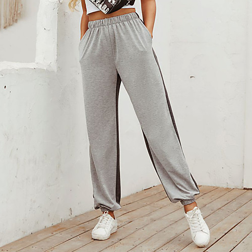 Women's Sweatpants Jogger Pants Elastic Waistband Patchwork Color Block Sport Athleisure Pants Pants / Trousers Bottoms Moisture Wicking Breathable Soft Comfortable Everyday Use Casual Daily Outdoor
Women's Sweatpants Jogger Pants Elastic Waistband Patchwork Color Block Sport Athleisure Pants Pants / Trousers Bottoms Moisture Wicking Breathable Soft Comfortable Everyday Use Casual Daily Outdoor