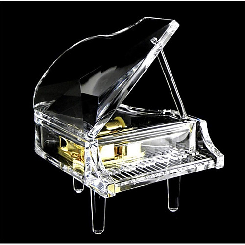 Music Box Transparent Acrylic Piano 1 pcs Gift Home Decor Plastic For Kid's Adults' Boys and Girls
Music Box Transparent Acrylic Piano 1 pcs Gift Home Decor Plastic For Kid's Adults' Boys and Girls