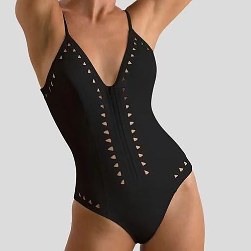 Women's One Piece Swimsuit Swimwear Bodysuit Breathable Quick Dry Sleeveless Swimming Surfing Water Sports Solid Colored Summer
Women's One Piece Swimsuit Swimwear Bodysuit Breathable Quick Dry Sleeveless Swimming Surfing Water Sports Solid Colored Summer