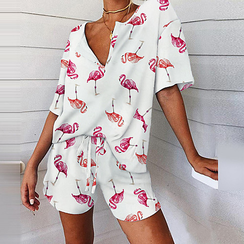Women's Basic Cinched Floral Heart Color Block Weekend Home Two Piece Set Tracksuit T shirt Loungewear Shorts Drawstring Tops
Women's Basic Cinched Floral Heart Color Block Weekend Home Two Piece Set Tracksuit T shirt Loungewear Shorts Drawstring Tops